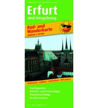 Radkarten Deutschland Erfurt und Umgebung, Rad- und Wanderkarte 1:50.000 KOMPASS freytag & berndt