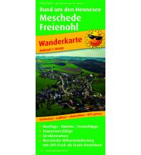 Wanderkarten Deutschland Rund um den Hennesee - Meschede - Freienohl, Wanderkarte 1:50.000 KOMPASS freytag & berndt