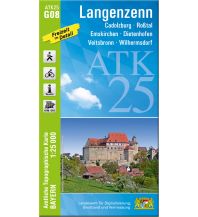 Hiking Maps Bavaria Bayerische ATK25-G08, Langenzenn 1:25.000 LDBV