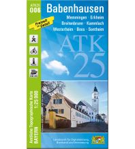 Wanderkarten Bayern Bayerische ATK25-O06, Babenhausen 1:25.000 LDBV