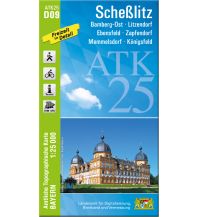Wanderkarten Bayern Bayerische ATK25-D09, Scheßlitz 1:25.000 LDBV