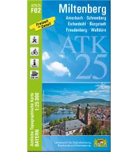 Wanderkarten Deutschland ATK25-F02 Miltenberg (Amtliche Topographische Karte 1:25000) LDBV