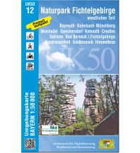 Wanderkarten Bayern UK50-12 Naturpark Fichtelgebirge, westlicher Teil 1:50.000 LDBV