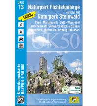 Wanderkarten Bayern UK50-13 Naturpark Fichtelgebirge, östlicher Teil, Naturpark Steinwald 1:50.000 LDBV