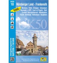 Wanderkarten Bayern Bayerische UK50-18, Nürnberger Land, Frankenalb 1:50.000 LDBV