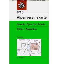Wanderkarten Südamerika Alpenvereinskarte Nevado Ojos del Salado Österreichischer Alpenverein