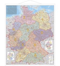 Deutschland Postleitzahlenkarte Kleinformat Stiefel GmbH