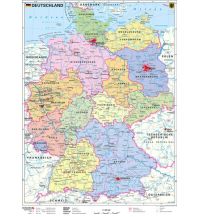 Poster und Wandkarten Deutschland politisch 1:1.000.000 Stiefel GmbH