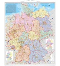 Poster und Wandkarten Organisationskarte Deutschland 1:750.000 mit Metallleisten  Stiefel GmbH