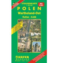 Straßenkarten Polen Höfer Straßenkarte PL 012, Wartheland 1:200.000 KOMPASS freytag & berndt