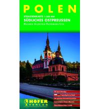 Straßenkarten Polen Höfer Straßenkarte PL 010, Südliches Ostpreußen 1:200.000 KOMPASS freytag & berndt