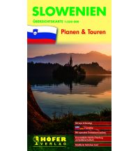 Straßenkarten Übersichtskarte Slowenien - SL 600 KOMPASS freytag & berndt