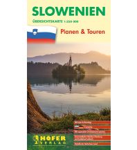 Straßenkarten Übersichtskarte Slowenien - SL 600 KOMPASS freytag & berndt
