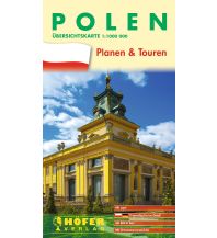 Straßenkarten Europa Höfer Übersichtskarte PL 777, Polen 1:1.000.000 KOMPASS freytag & berndt