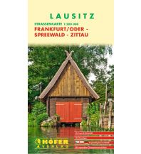 Straßenkarten Tschechien Höfer Straßenkarte DE 027, Lausitz 1:200.000 KOMPASS freytag & berndt