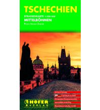 Straßenkarten Tschechien Höfer Straßenkarte CS 005 Mittelböhmen 1:200.000 KOMPASS freytag & berndt
