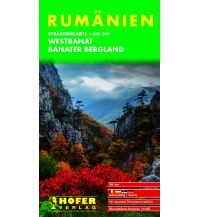Westbanat - Banaterbergland 1:200.000 KOMPASS freytag & berndt