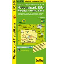 Wanderkarten Deutschland Nationalpark Eifel, Rureifel, Hohes Venn Wander- und Freizeitkarte 1:50.000 Geo Center