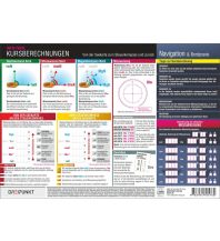 Ausbildung und Praxis Kursberechnungen - Von der Seekarte zum Steuerkompass und zurück, Info-Tafel Dreipunkt Verlag