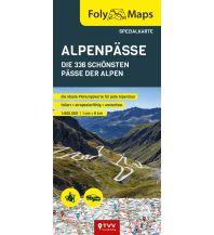 Motorcycle Maps Switzerland FolyMaps Alpenpässe Spezialkarte Touristik-Verlag Vellmar