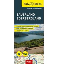 Motorradkarten Deutschland FolyMaps Sauerland Ederbergland 1:250 000 Touristik-Verlag Vellmar