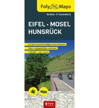 Motorradkarten Deutschland FolyMaps Eifel Mosel Hunsrück 1:250 000 Touristik-Verlag Vellmar