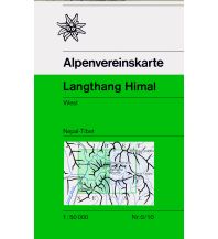 Wanderkarten Himalaya Alpenvereinskarte 0/10, Langthang Himal West 1:50.000 Österreichischer Alpenverein
