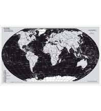 Weltkarten Weltkarte in Silberedition 1:42.000.000 Stiefel GmbH
