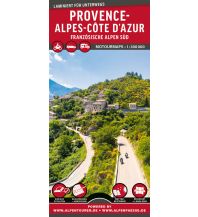 Motorradkarten Frankreich MoTourMaps Provence-Alpes-Côte d’Azur (Französische Alpen Süd) 1:300.000 MoTourMedia