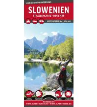Motorradkarten Europa MoTourMaps Slowenien (Julische Alpen • Karawanken) Auto- und Motorradkarte 1:250.000 MoTourMedia