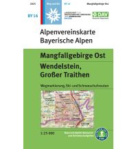 Skitourenkarten Alpenvereinskarte BY-16, Mangfallgebirge Ost - Wendelstein, Großer Traithen 1:25.000 Österreichischer Alpenverein