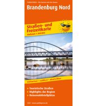Straßenkarten Deutschland Brandenburg Nord, Straßen- und Freizeitkarte 1:200.000 KOMPASS freytag & berndt