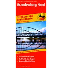 Straßenkarten Deutschland Brandenburg Nord, Straßen- und Freizeitkarte 1:200.000 KOMPASS freytag & berndt