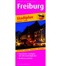 Reproductions of historical Maps Freiburg, Stadtplan 1:16.000 Freytag-Berndt und Artaria