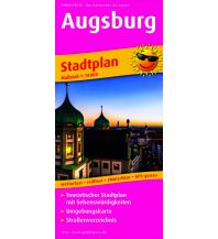 Stadtpläne f&b Reprint 2017 Augsburg Stadtplan 1:14.000 KOMPASS freytag & berndt