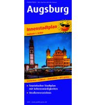 Stadtpläne f&b Reprint 2017 Augsburg Innenstadtplan 1:14.000 KOMPASS freytag & berndt