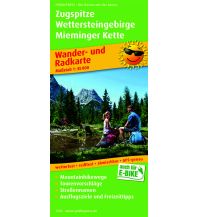 Wanderkarten Tirol Zugspitze - Wettersteingebirge - Mieminger Kette, Wander- und Radkarte 1:35.000 KOMPASS freytag & berndt