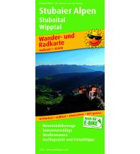 Radkarten Österreich Stubaier Alpen, Wander- und Radkarte 1:35.000 KOMPASS freytag & berndt