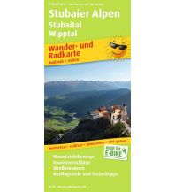 Radkarten Österreich Stubaier Alpen, Wander- und Radkarte 1:35.000 KOMPASS freytag & berndt