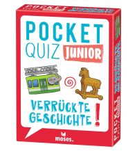 Kinderbücher und Spiele Pocket Quiz junior Verrückte Geschichte moses Verlag