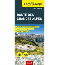 Motorradkarten Italien FolyMaps Route des Grandes Alpes Spezialkarte 1:250.000 Touristik-Verlag Vellmar