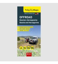 Motorradkarten FolyMap OFFROAD Bosnien-Herzegowina Touristik-Verlag Vellmar