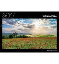 Kalender Toskana Premiumkalender 2026 360 Grad Medien