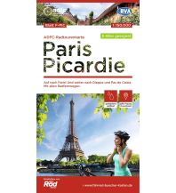Radkarten Frankreich ADFC-Radtourenkarte F-PIC Paris Picardie,1:150.000, reiß- und wetterfe KOMPASS freytag & berndt