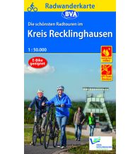 Radwanderkarte BVA Die schönsten Radtouren im Kreis Recklinghausen, 1:50.000, reiß- und wetterfest, GPS-Tracks Download KOMPASS freytag & berndt