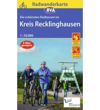Radwanderkarte BVA Die schönsten Radtouren im Kreis Recklinghausen, 1:50.000, reiß- und wetterfest, GPS-Tracks Download KOMPASS freytag & berndt
