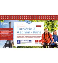 Radfernwege Europa ADFC-Radreiseführer Eurovelo 3, Aachen - Paris 1:75.000 KOMPASS freytag & berndt