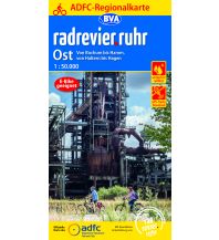 Radkarten Deutschland ADFC-Regionalkarte radrevier.ruhr Ost, 1:50.000, reiß- und wetterfest, BVA BikeMedia