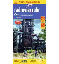 Radkarten Deutschland ADFC-Regionalkarte radrevier.ruhr Ost, 1:50.000, reiß- und wetterfest, KOMPASS freytag & berndt