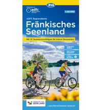 Cycling Maps Germany ADFC-Regionalkarte Fränkisches Seenland, 1:50.000, reiß- und wetterfest, GPS-Tracks Download BVA BikeMedia